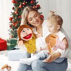 6 Pcs Family Hand Puppets 12 Inch Grandparents, Mom & Dad, Brother & Sister - Image 2