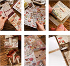 emmoolife Scrapbooking Supplies Kit, Vintage Mushroom Aesthetic Scrapbook Kit - Image 3