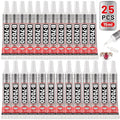 25 Tube 15ML B7000 Glue Clear by Cruzix