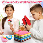 Moukeren 60 Pcs 12 x 8 Inch, 8 x 35 Inch Felt Sheets Bulk - Image 5