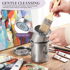 SenseYo Oil Paint Brush Cleaner Washer, Portable Airtight Brush Holder - Image 5