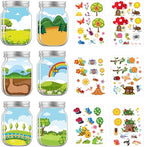 24PCS Insects Stickers Crafts Make Your Own Jar Sticker | Make Your Own Craft by InIsaJace