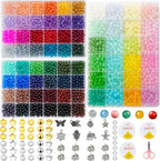 REVKI 72 Colors 6mm Glass Beads by REVKI
