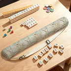 Vintage Chinoiserie Floral Mahjong Mat Bag - Image 4