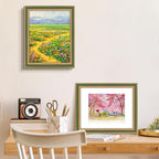 Golden State Art, 11x14 Ornate Picture Frame Holds 8x10 Photo, build-in hangers - Image 4