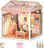 Sakura Izakaya Miniature House Kit, DIY Japan Street Style Dollhouse Kits by BeepZipp