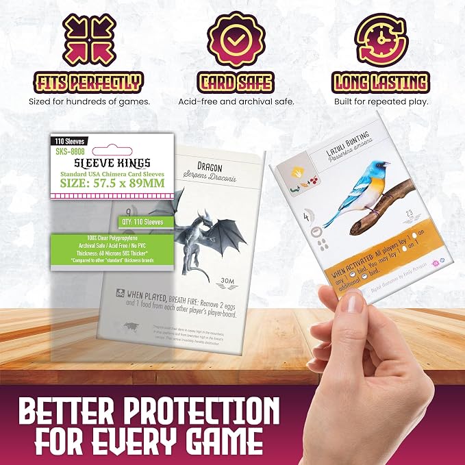Sleeve Kings Standard USA Chimera Card Sleeves 57.5 X 89 mm - Image 5