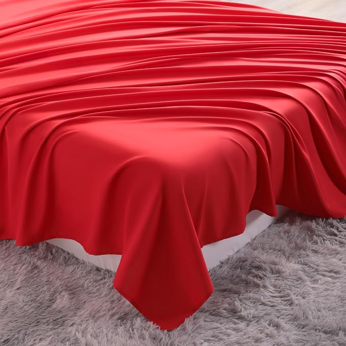 NTBAY Twin Extra-Long Flat Sheet Only - Image 7