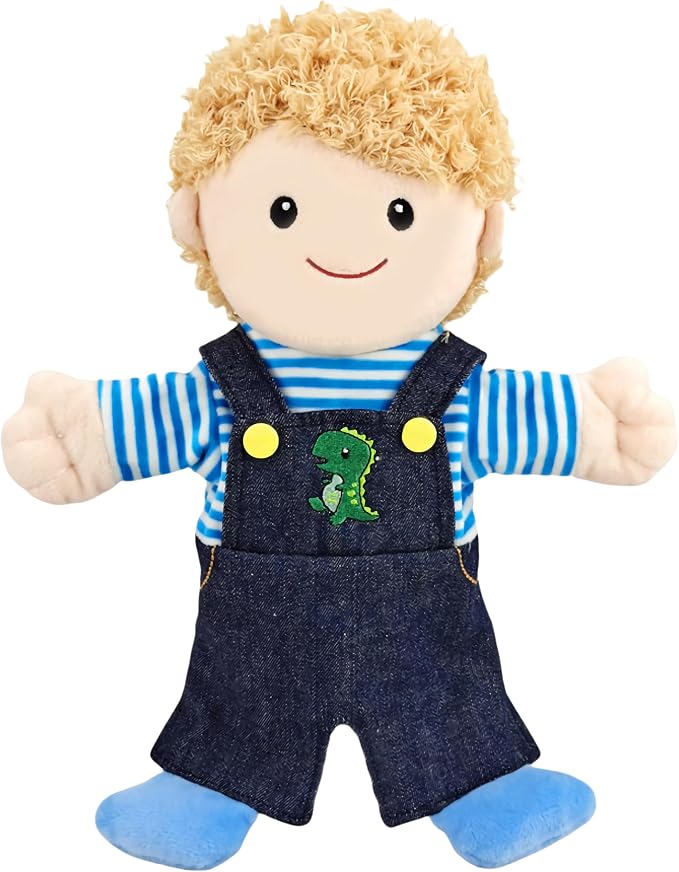 Family Hand Puppets for Kids, Includes Grandpa, Birthday Gifts by LOMTRATS