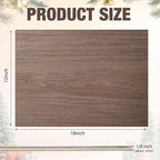 12 Pcs Walnut Color Wood Sheets Plywood Board - Image 2