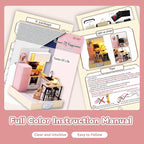 Flever Dollhouse Miniature DIY House Kit Creative Room - Image 6