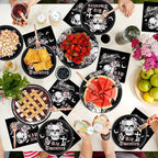 Qyeahkj 100 Pcs 30th Birthday Party Supplies Death to My 20s Paper Plates and - Image 7