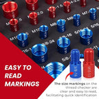 Thread Checker, 33 Inch & 33 Metric Box Set Thread Gauge, Thread Checker - Image 7
