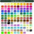 Artecho Watercolor Paint Set 128 Colors, Water Colors Paint Adult Set - Image 2