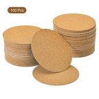 uxcell 100 Pcs Self-Adhesive Cork Round - Image 3