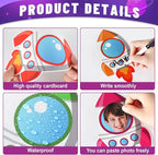 gisgfim 80Pcs Rocket Cutouts Back to School Decorations Bulletin Board Outer - Image 3