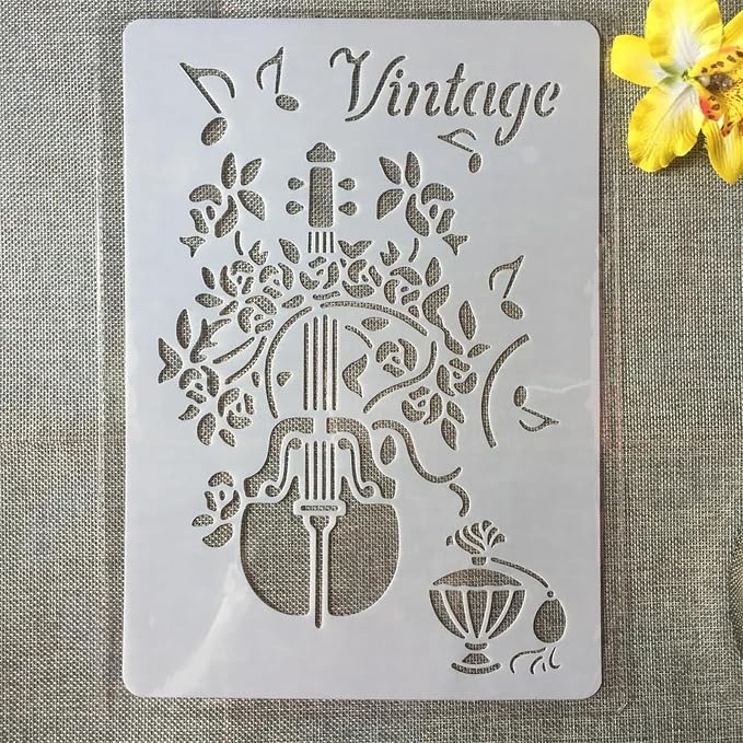 TIAMECH A4 Reusable Violin Stencil - Image 7