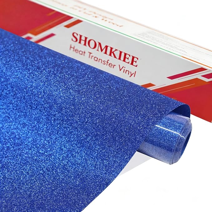 Glitter Royal Blue HTV by SHOMKIEE