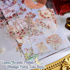 12 PCS Flowers Rose Themed Sticker, Decals - Image 2
