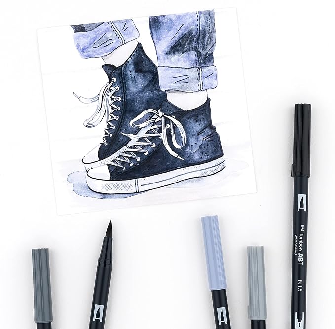 Tombow 56171 Dual Brush Pen Art Markers, Brush and Fine Tip Markers - Image 8