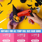 EZUVITA 60-Pack Full Size Hot Glue Sticks, 0.43” Dia x 8” Long | Black - Image 5