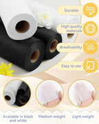 FIVEIZERO Fusible Interfacing for Sewing, 17in x 30yd Light Weight Iron on - Image 3