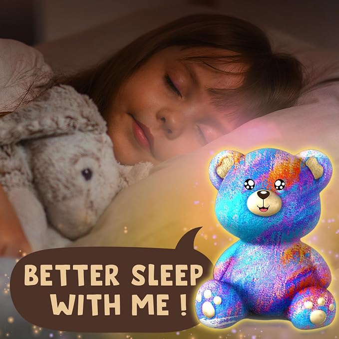 Goody King Paint Your Own Bear Lamp Kit, DIY Night Light, Arts and Crafts - Image 6