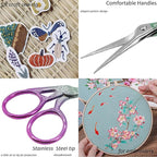 BIHRTC 3.6 Inch Small Crane Precision Detail Scissors Protective Leather Cover - Image 7