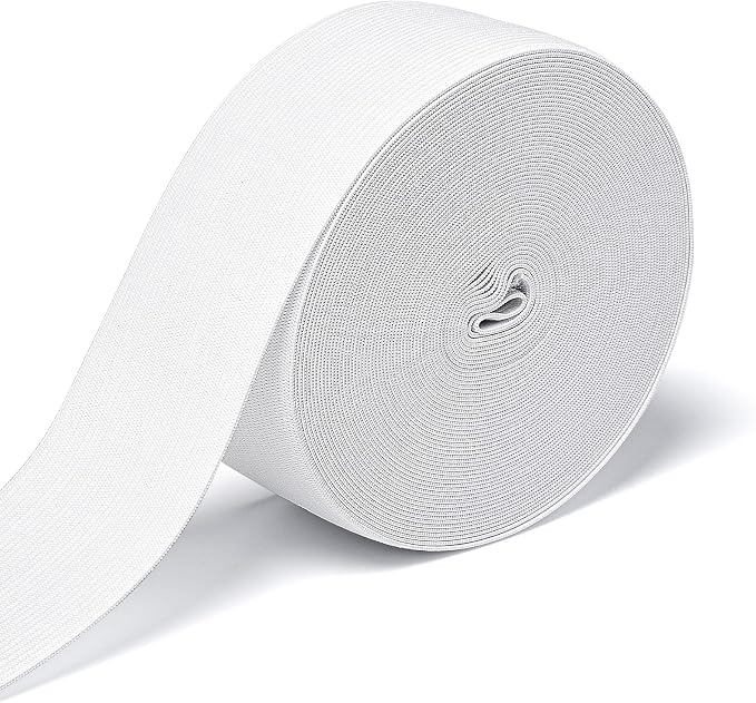 Elastic Band for Sewing, 2 Inch x 12 Yard High Elasticity Sewing Elastic Bands by Airisoer