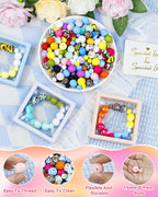 FIVEIZERO 100PCS 9mm & 15mm Silicone Beads, Neon Mix | 5 Colors, Fade-resistant - Image 3