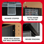 IRIS USA 24-Drawer Plastic Storage Organizer, Made in USA, Teacher Toolbox - Image 4