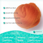 Kondoos Natural Wool roving, 2 OZ. Best Wool - Image 3