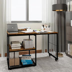 Natwind 24''x20'' Large Printer Stand, Extendable Home Craft Table, Retro | - Image 7