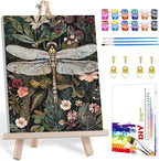 Framed Paint by Numbers Kit for Adults by MANDUN