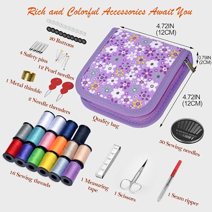 Sewing Kit Gifts for Grandma, Sewing Supplies Accessories - Image 3