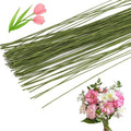 CCINEE 26 Gauge Dark Green Floral Stem Wire, 14 inch by CCINEE