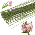 CCINEE 26 Gauge Dark Green Floral Stem Wire, 14 inch by CCINEE