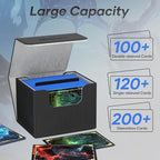Mlikero Card Deck Box, Commander Deck Box Holds 100+ Double-Sleeved Cards - Image 2