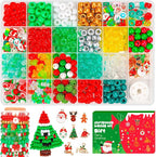 Christmas Beads for Bracelets by Sistenia