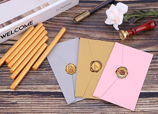 Sealing Wax, Paxcoo 20pcs Wax Seal Sticks, Glue Gun Sealing Wax - Image 7
