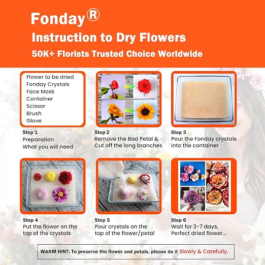 Silica Gel Flower Drying Crystals - Image 9