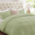 Cozyide Green Duvet Cover Queen Size, 3 Pieces Bedding Duvet Covers, Soft by cozyide