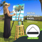 Easel Stand for Sign, Hemndic 66" Easels Stand for Painting Heavy Duty - Image 6