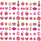 WOCRAFT 40pcs 20 pairs Assorted Enamel Bracelet Charms by WOCRAFT