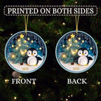 Penguin Acrylic Ornament, Penguin Ornament, Christmas Ornament Penguin - Image 6