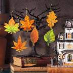 36PCS Wooden Fall Ornaments to Paint Thanksgiving Decorations, 6 Styles DIY - Image 7