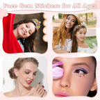 Lezmarket Gems Stickers for Kids Crafts, 10 Sheets Self-Adhesive Jewels - Image 6