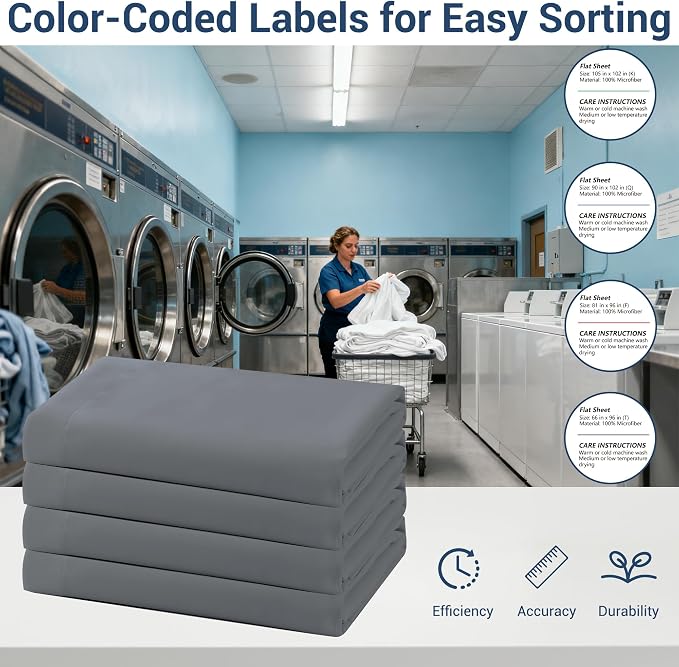 Full Flat Sheet Only, 1 Pack Top Bed Sheets, Soft Breathable Brushed Microfiber - Image 4