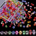Crystal Beads, Rondelle Beads by NIUBIER