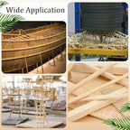 Yulejo 50 Pieces Balsa Wood Sticks, 1/2 x 1/2 x 12 Inch Square Wooden Dowels - Image 8
